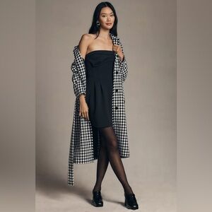 NWT Size 12 - By Anthropologie Strapless Structured Mini Dress